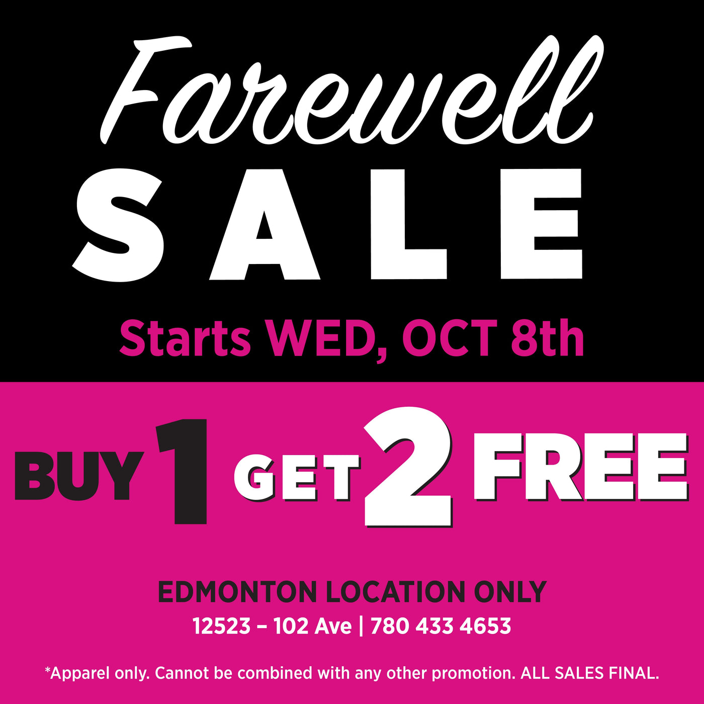 High Street - Farewell Sale