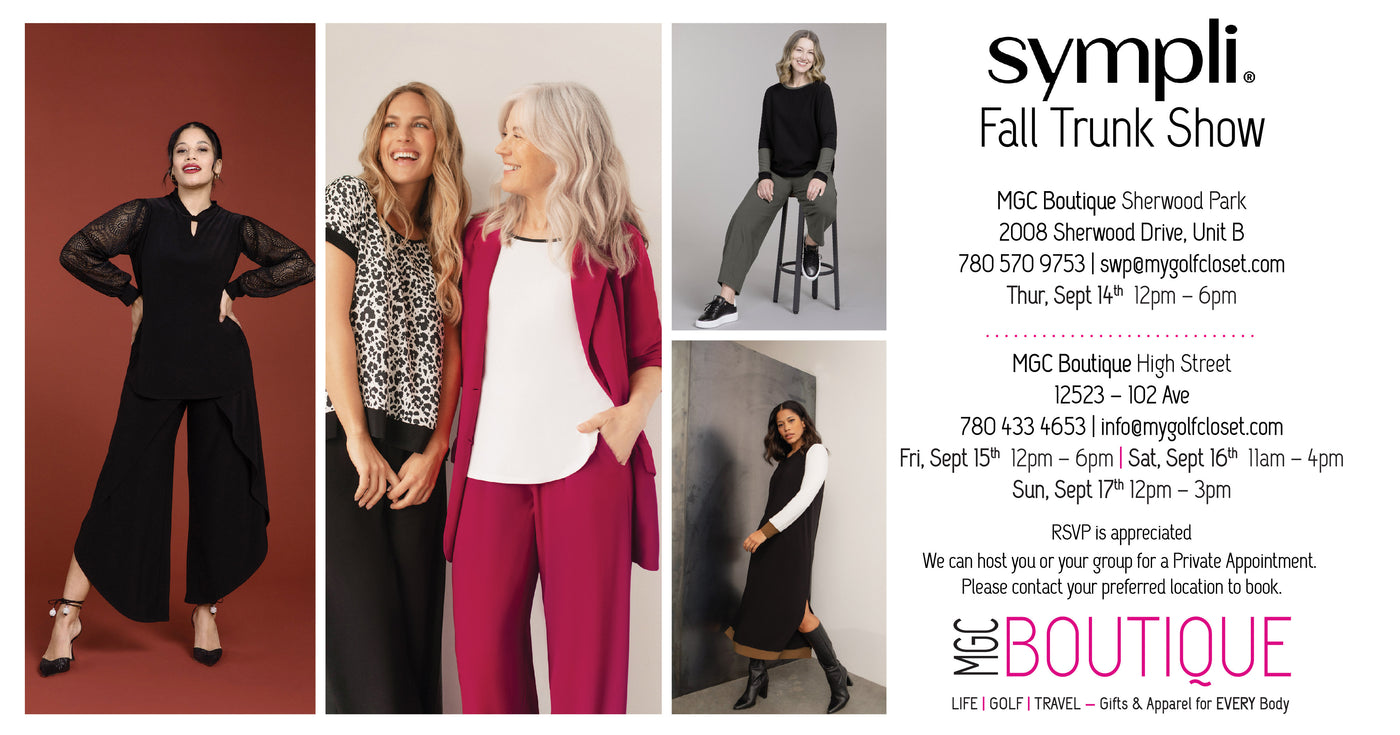 Sympli Trunk Show Sept 14th-17th