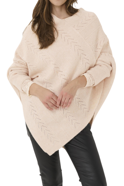Holiday Knit Poncho