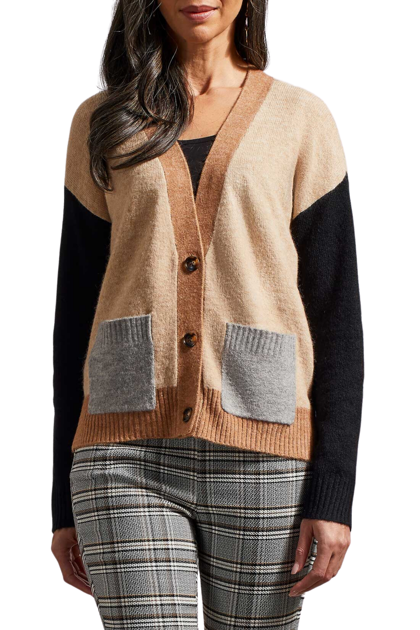 Longsleeve Colourblock Cardigan