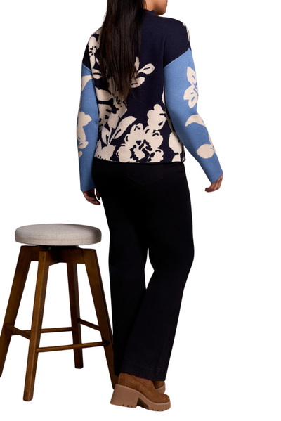 Long Sleeve Funnel Neck Sweater