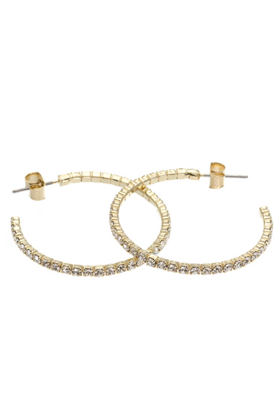 Sofistica (35mm) Hoop Earrings