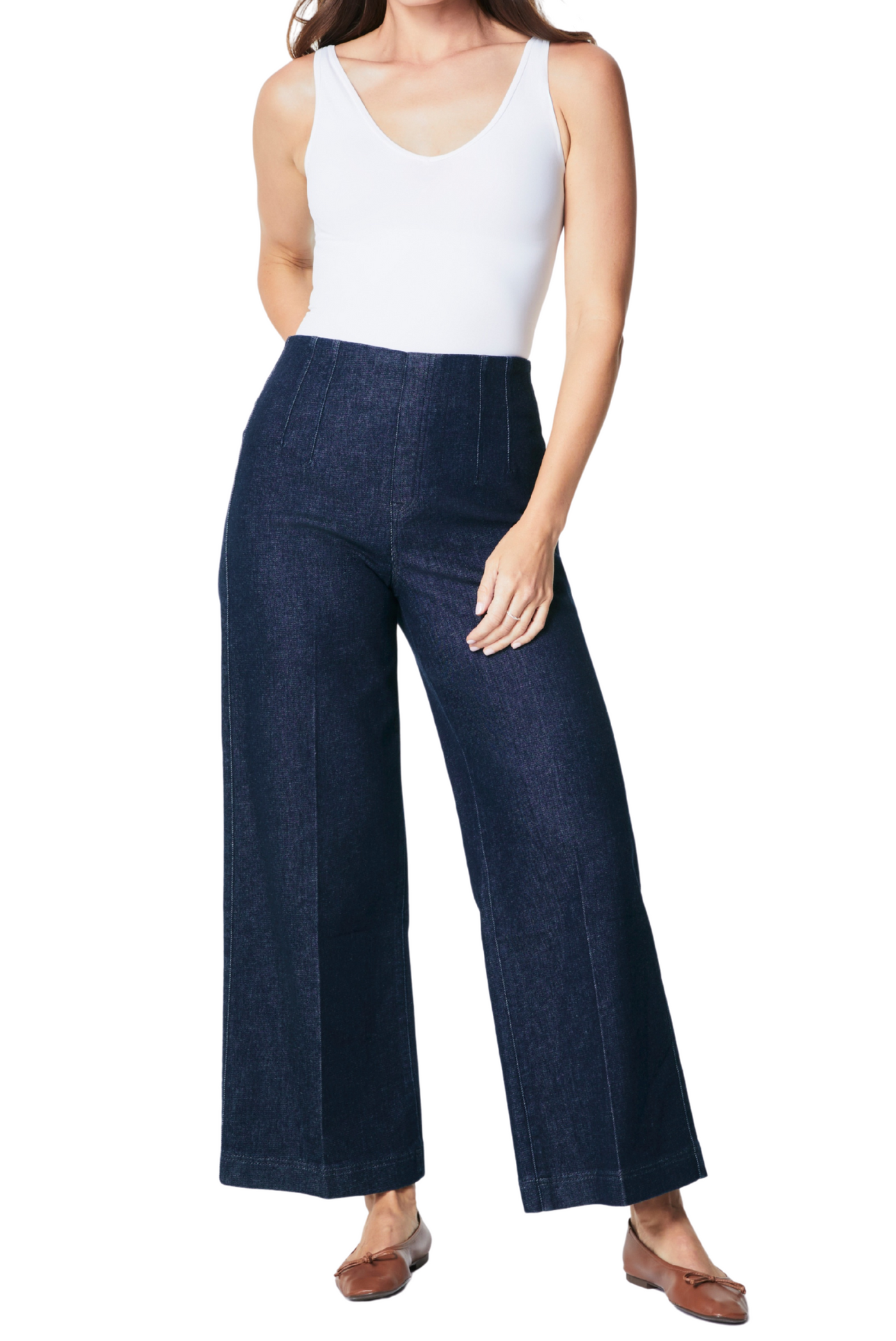 Spanxshape™ Crop Wide Leg Jean