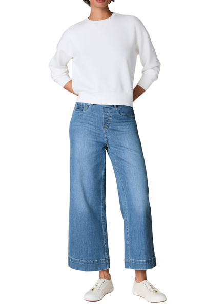Spanxshape™ Cropped Wide Leg Jeans