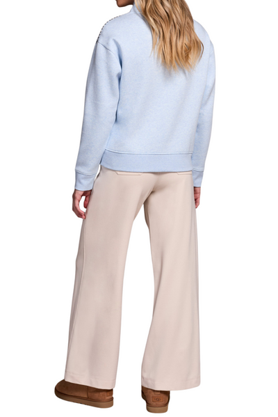 Long Sleeve Zip Funnel Neck Top