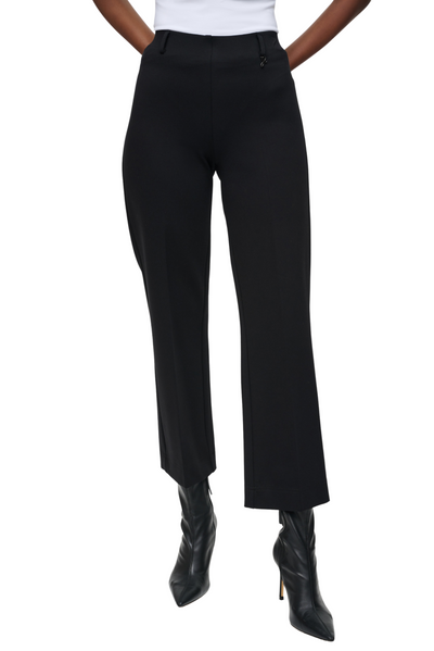 Heavy Knit Straight Pull-On Pants