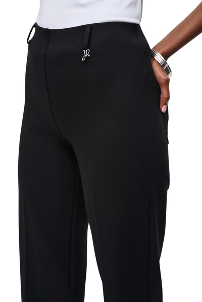 Heavy Knit Straight Pull-On Pants
