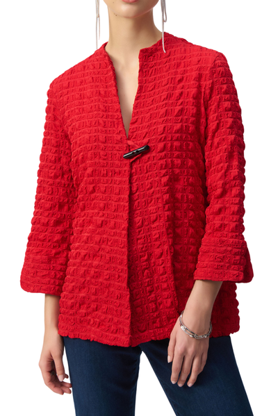 Bubble Jacquard Trapeze Jacket