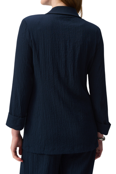 Seersucker Straight Blazer