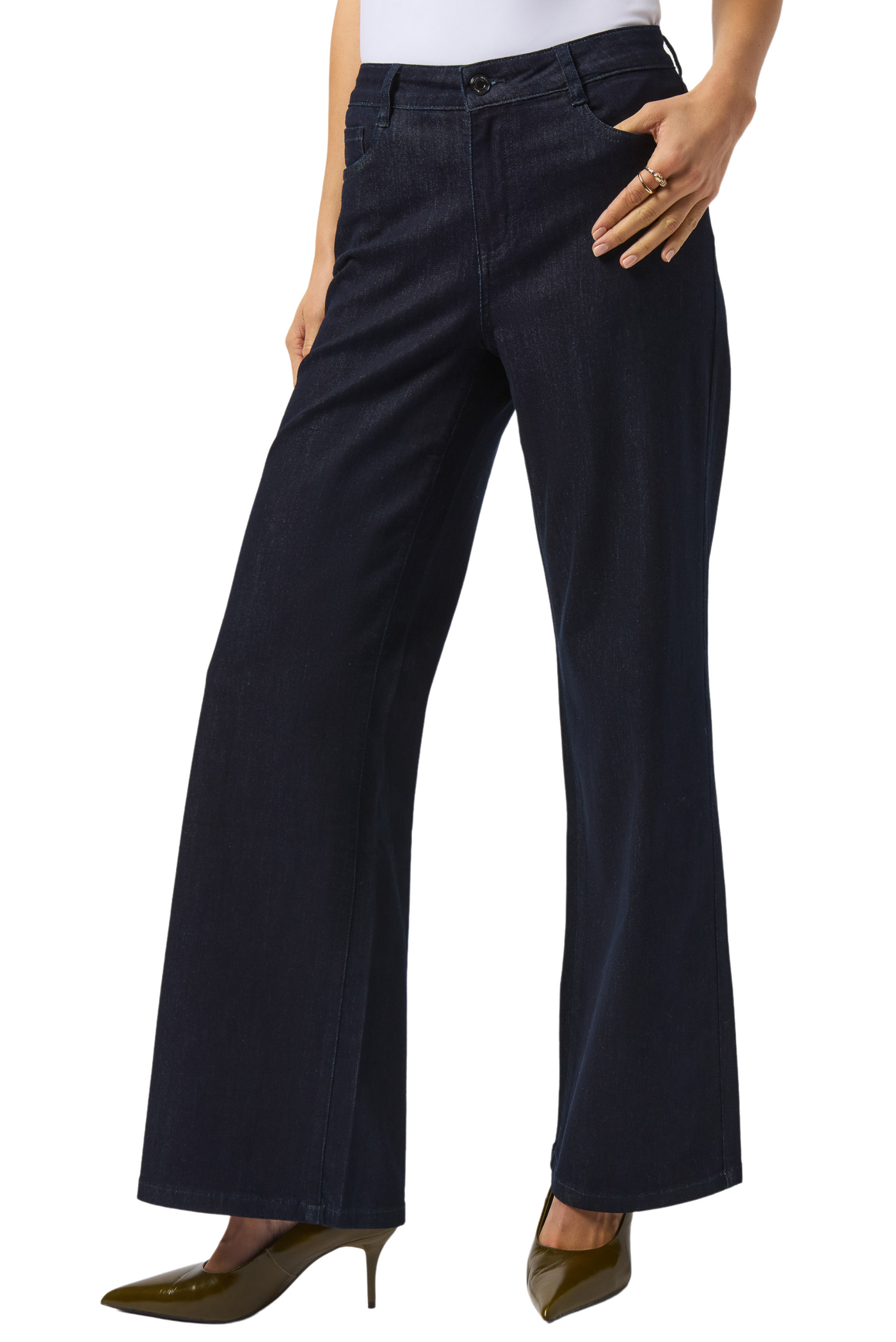Goldie | Classic Wide-Leg Stretch Jeans