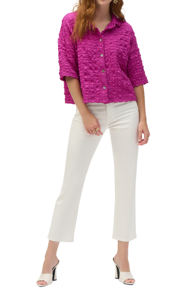Bubble Jacquard Blouse/Jacket