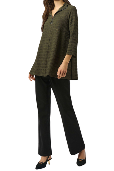 Textured Knit A-Line Tunic
