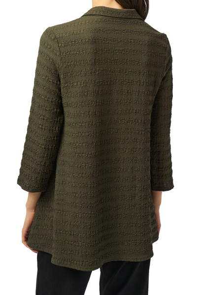 Textured Knit A-Line Tunic
