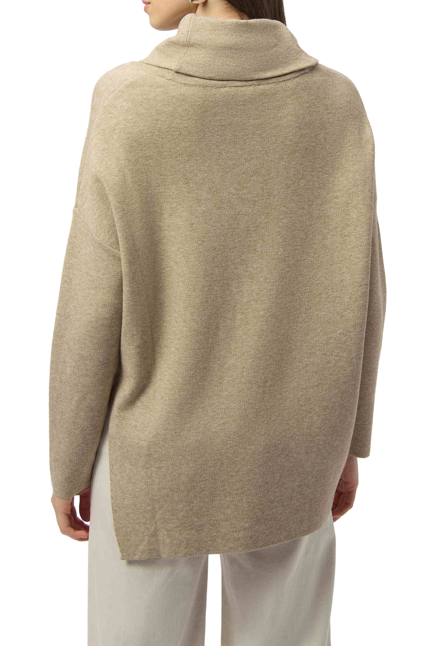 Sweater Knit Asymmetrical Pullover