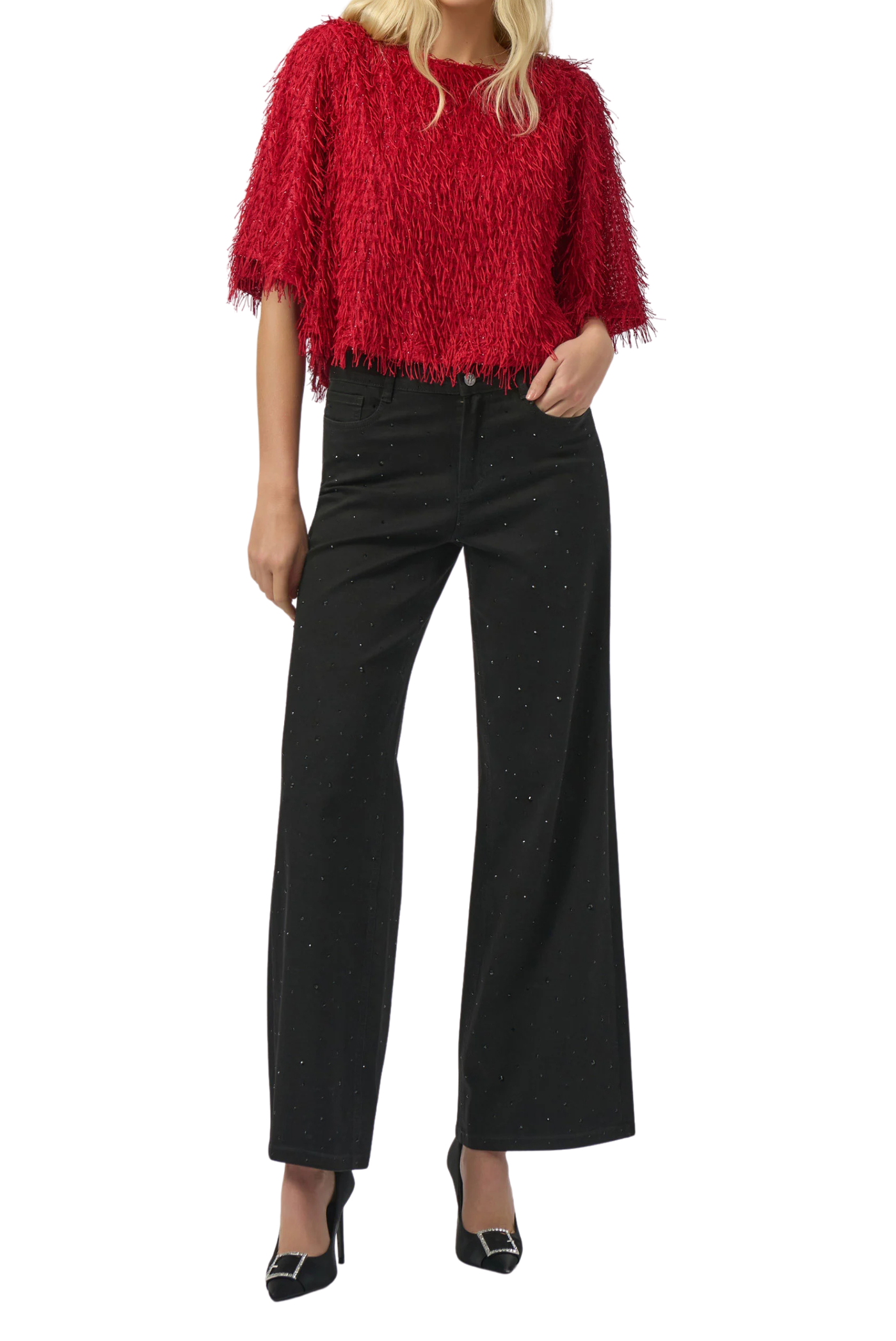 Novelty Fringe Boxy Top