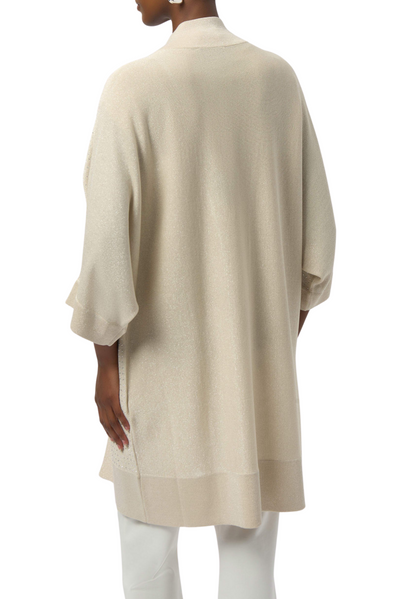 Sweater Knit Metallic Cover-Up