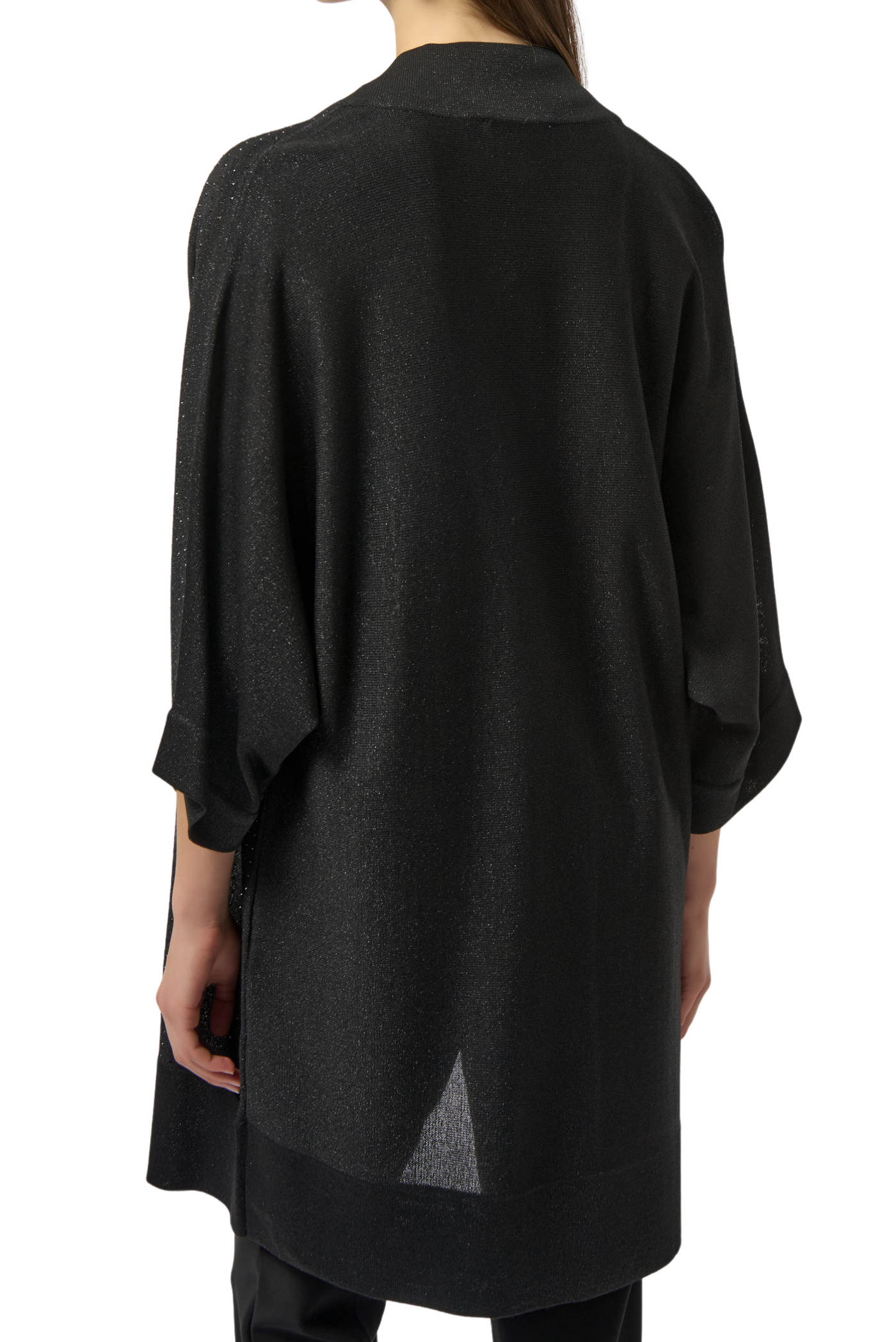 Sweater Knit Metallic Cover-Up