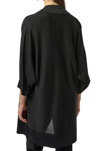 Sweater Knit Metallic Cover-Up