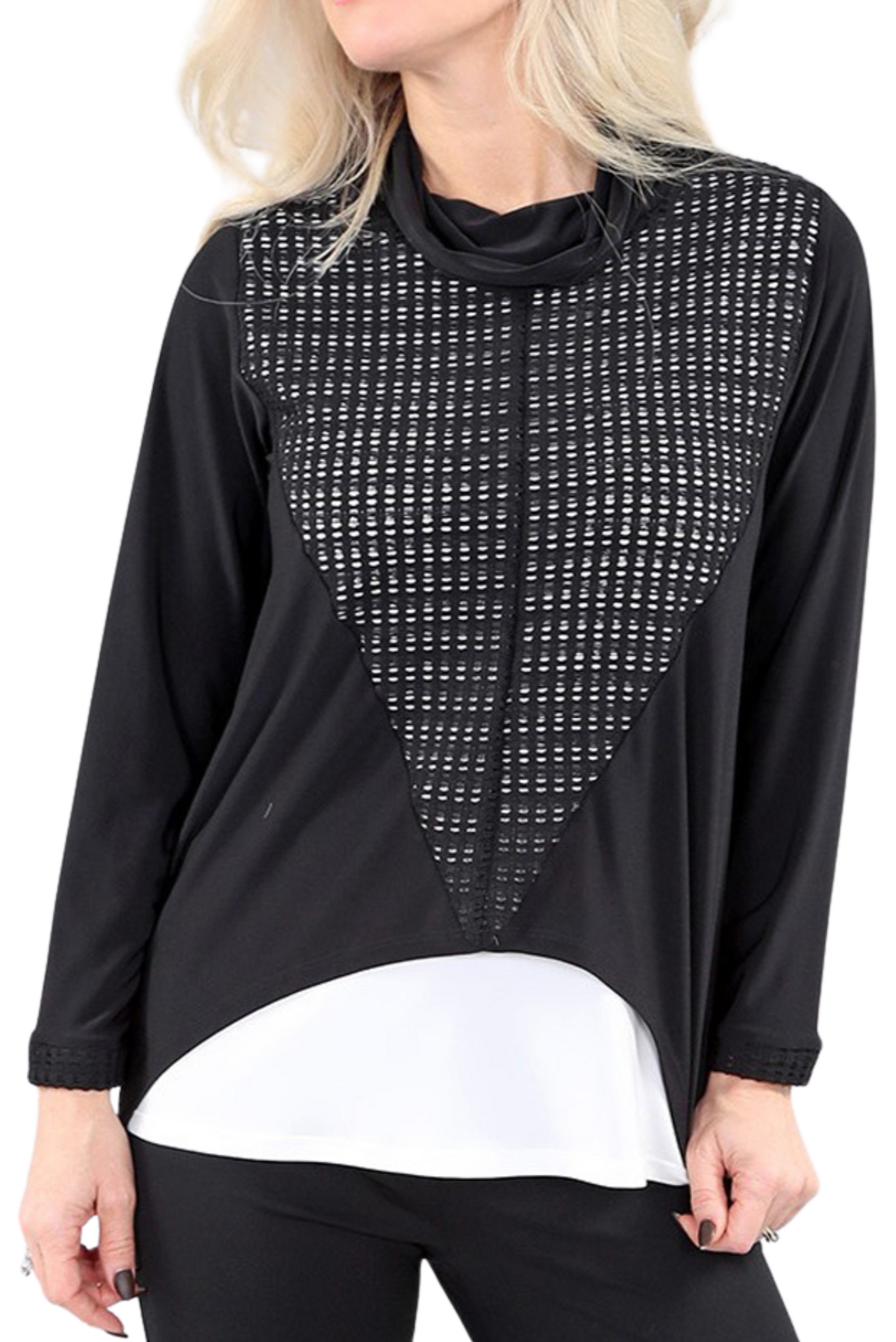 Lightweight Cowl Neck Top