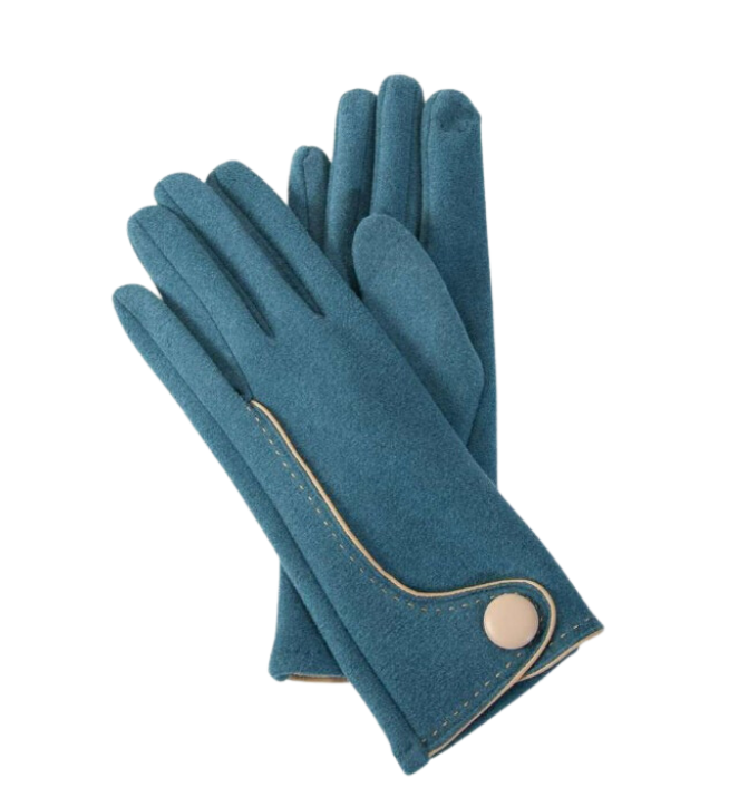 Button Aly Gloves