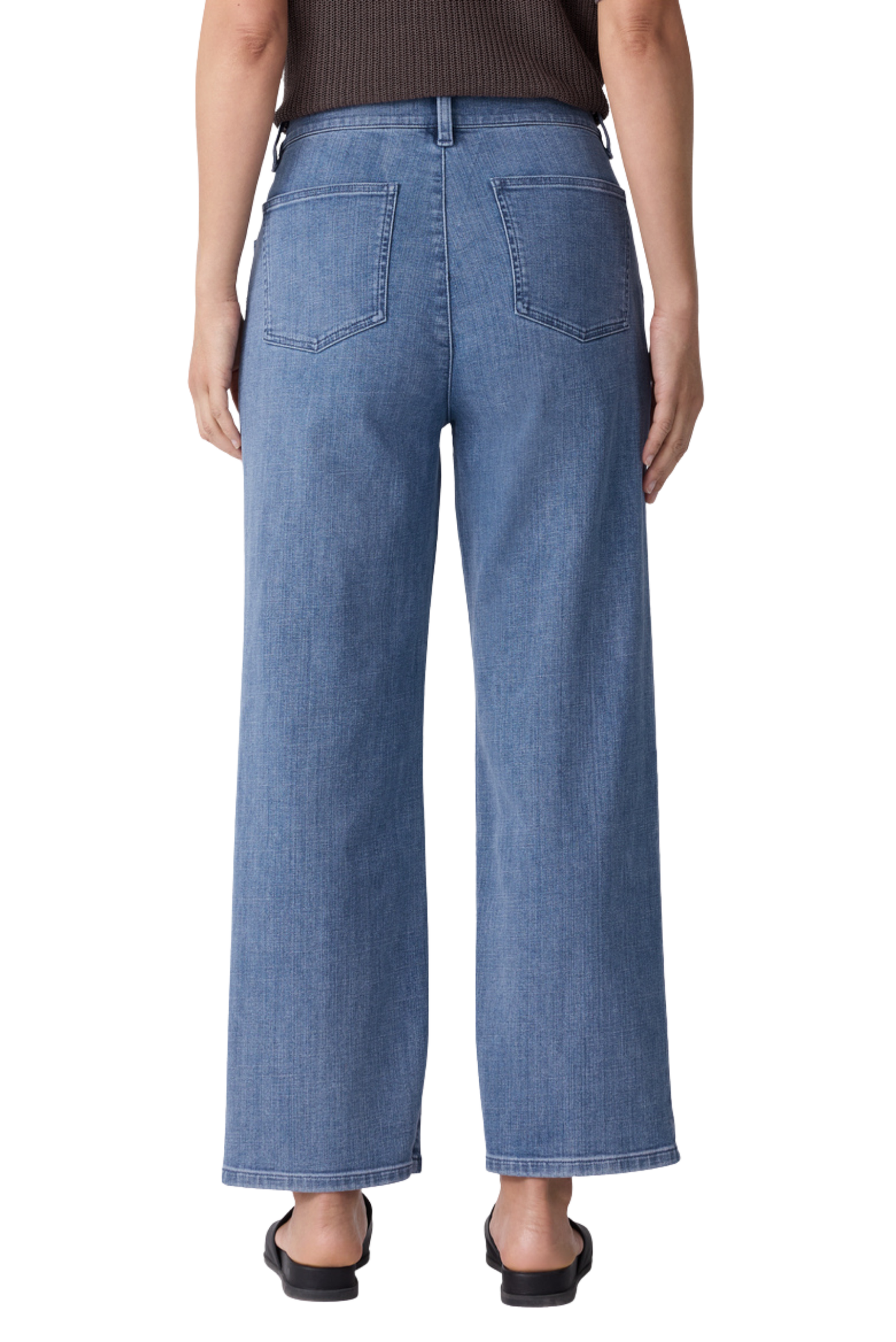 Cotton Stretch Denim Straight Jean