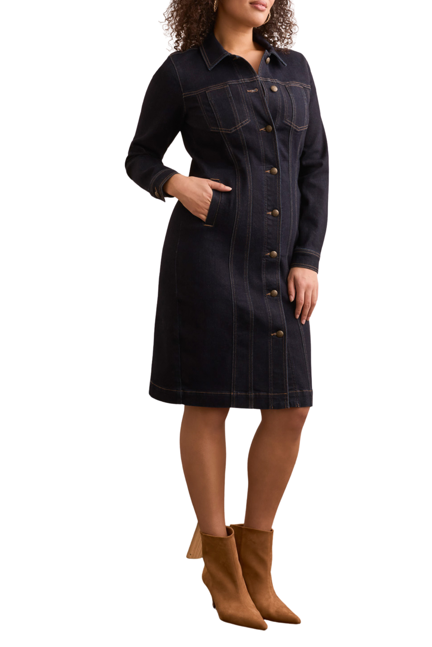 Long Denim Dress / Jacket