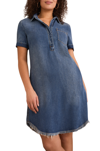 Pop Over Shirt Dress