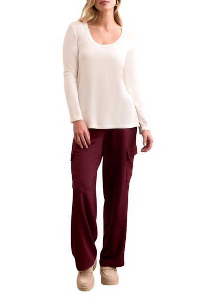 Scoop Neck Knit Top