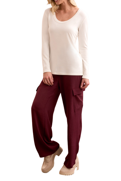 Scoop Neck Knit Top
