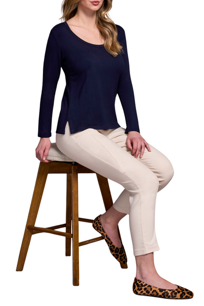 Scoop Neck Knit Top