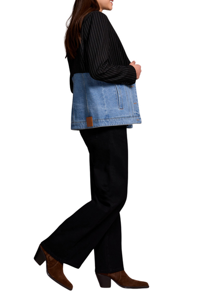 Mixed Media Blazer