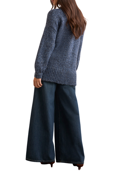 Oversize Puff Sleeve Cardigan