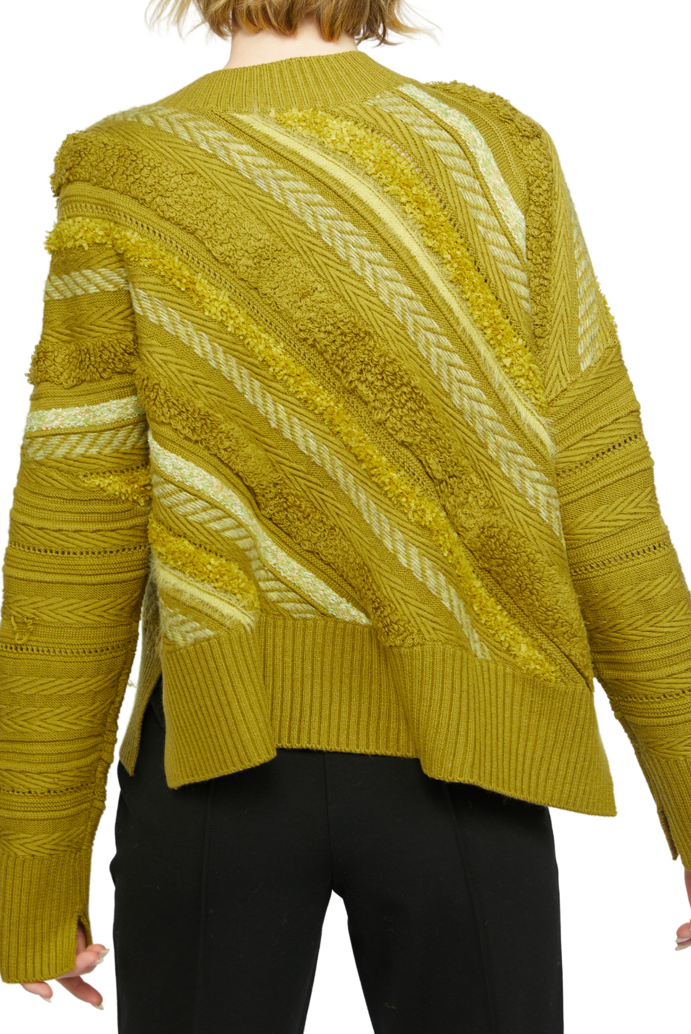 Mixed Media Pullover