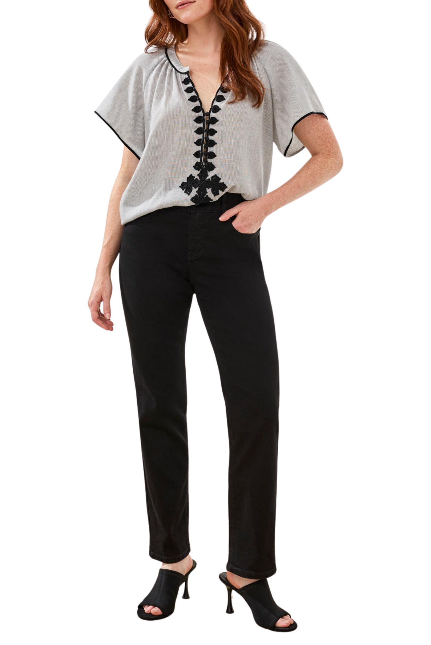 Sophia Curvy Straight Leg Jeans - Petite