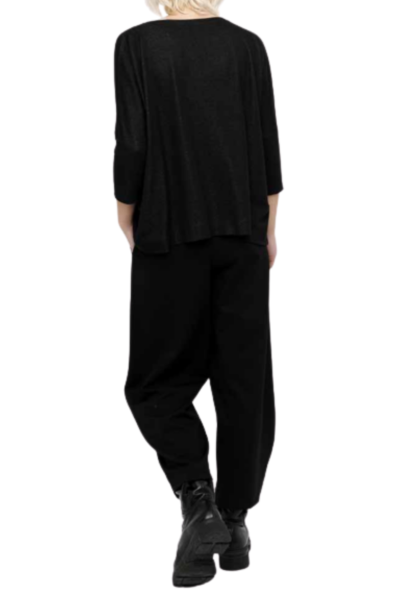 Square Cut Circle Crew Top