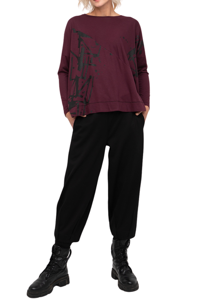 Flat Front Jersey Pant