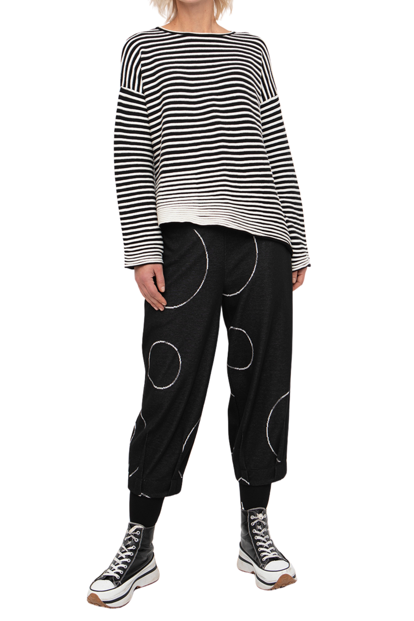 Asymmetrical Stripe Top