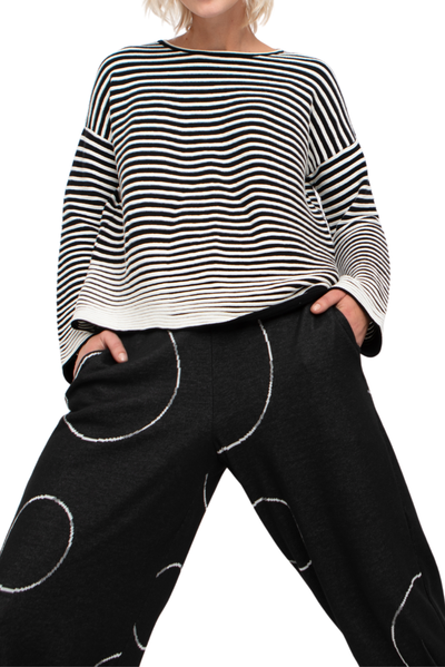 Asymmetrical Stripe Top