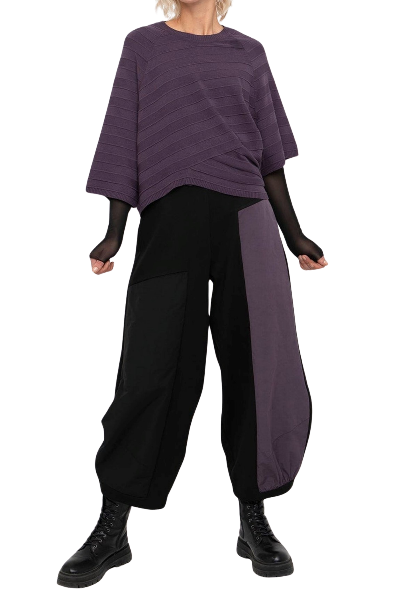 Asymmetrical Ribbed Sweater