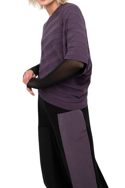 Asymmetrical Ribbed Sweater