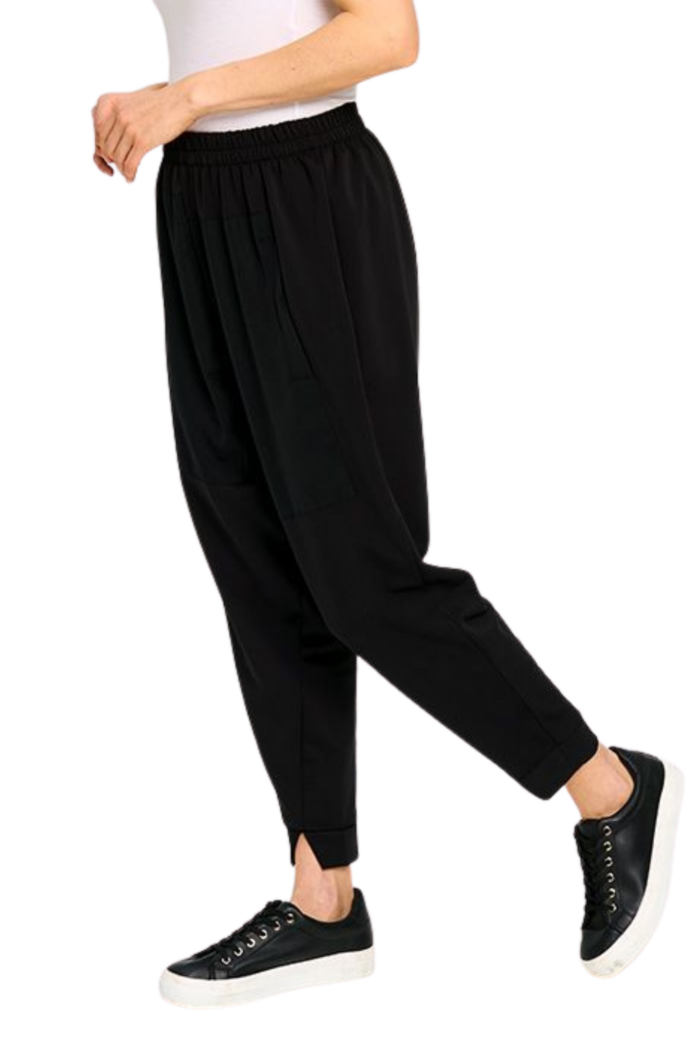 Slit Front Pull-On Pant