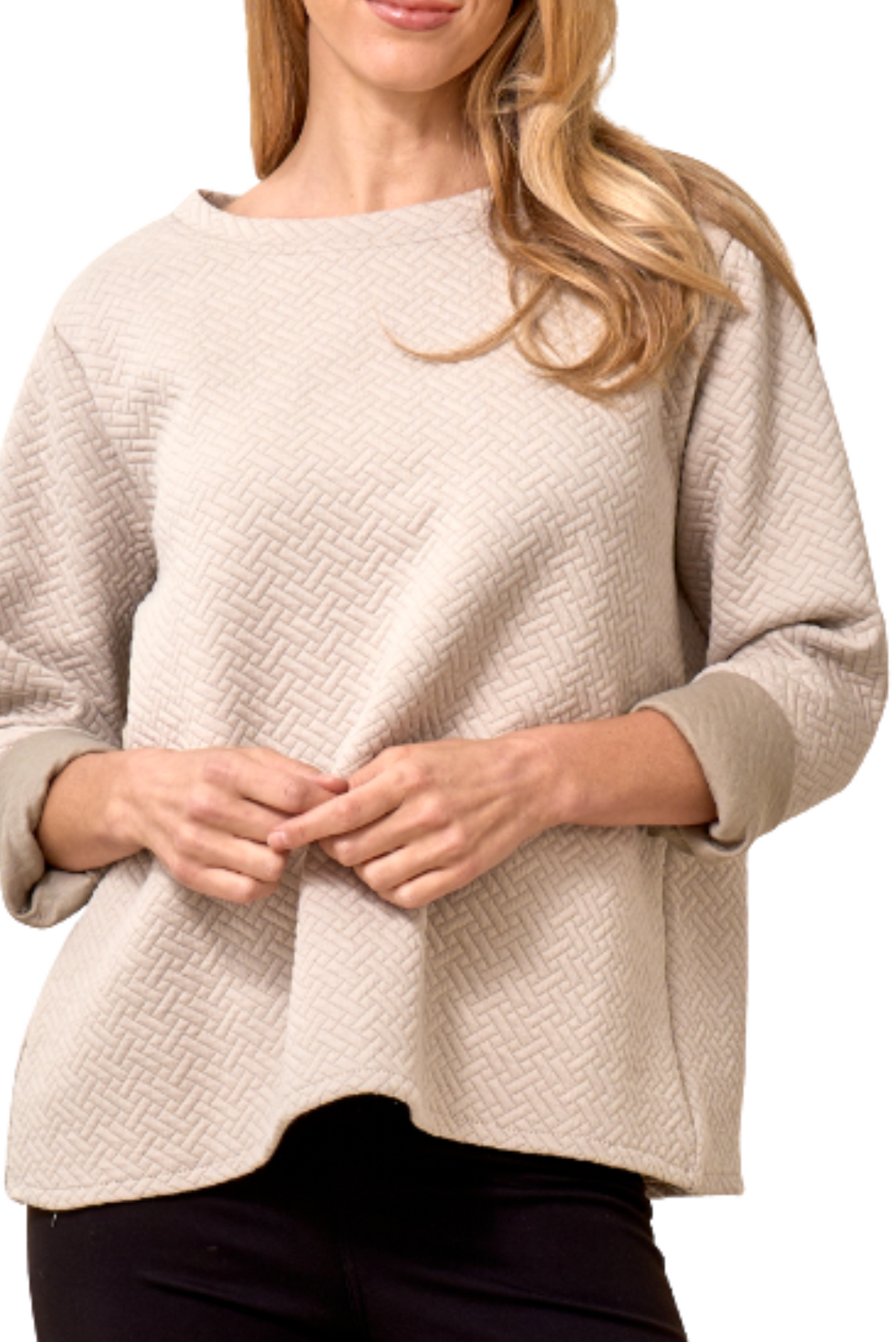 Qulited 2 Piece Sweater Top