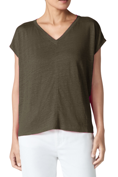 Front Seam Organic Jersey Tee