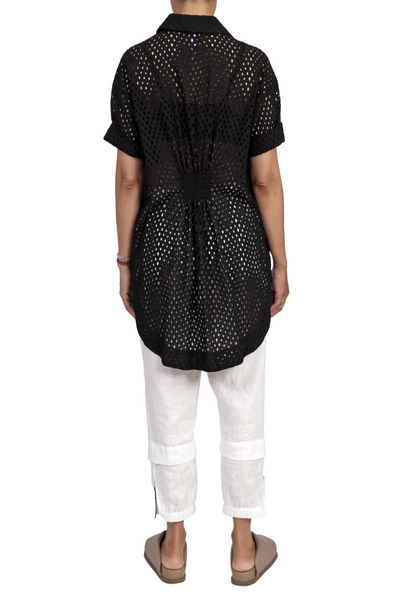 Broderie Camp Shirt