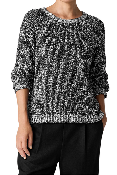 Peruvian Organic Cotton Boucle Sweater