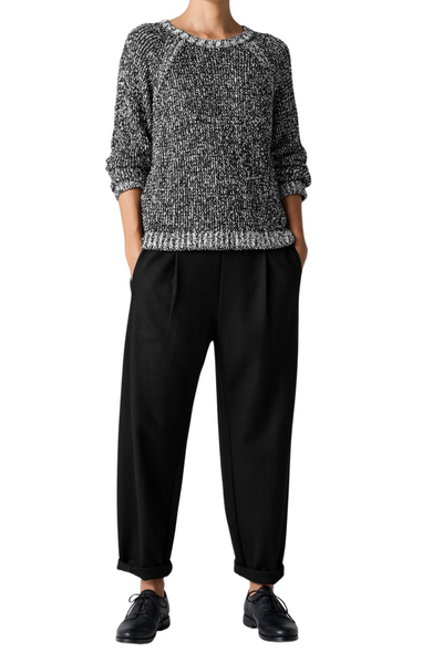 Peruvian Organic Cotton Boucle Sweater