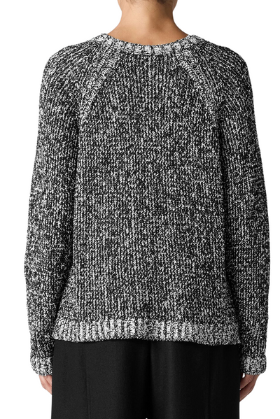 Peruvian Organic Cotton Boucle Sweater