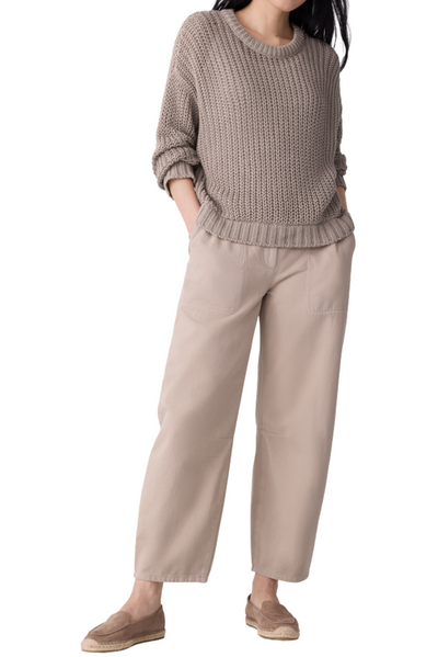 Peruvian Organic Cotton Cord Crew Sweater