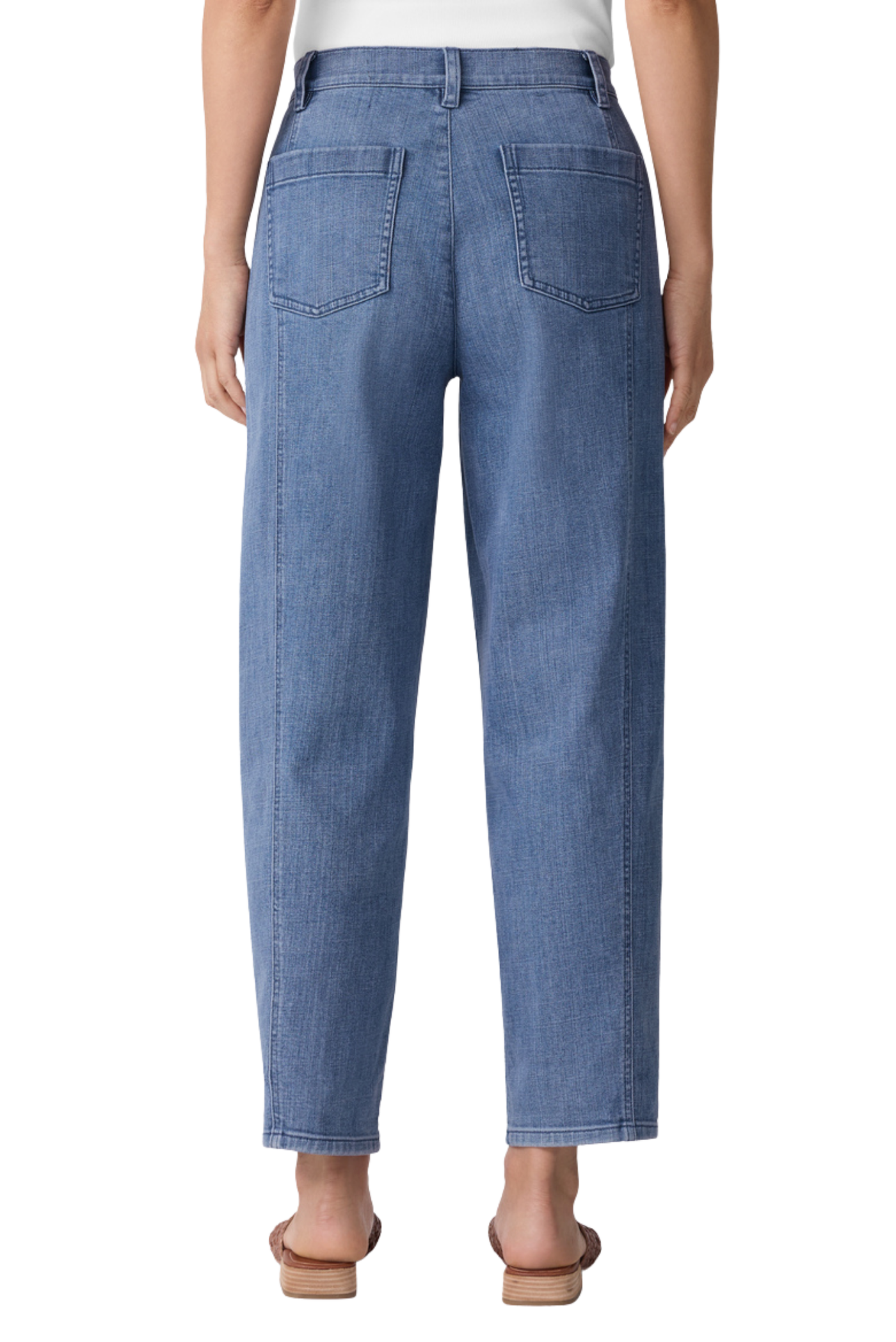 Cotton Stretch Denim Lantern Jean