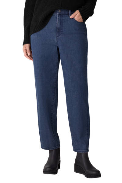 Cotton Stretch Denim Lantern Jean
